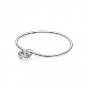 Náramek PANDORA Visací zámek Regal Heart - 597602