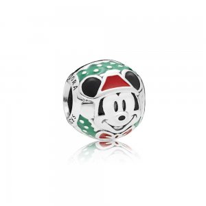 PANDORA Disney přívěsek Santa Mickey - 797502ENMX