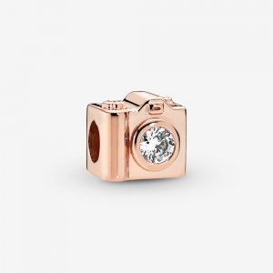 Přívěsek PANDORA Rose Fotoaparát 787986CZ