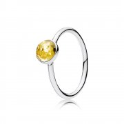 Prsten November Droplet Citrine PANDORA