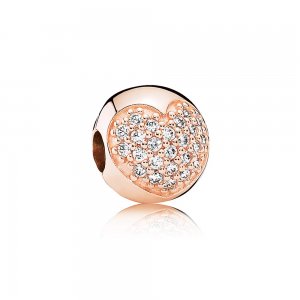 Pavé srdce - 781053CZ - Přívěsky | PANDORA