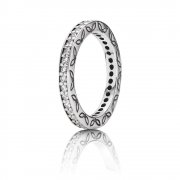 Silver ring, cubic zirconia - 190618CZ - Prsteny | PANDORA