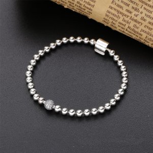 Náramek PANDORA Kuličky a pavé - 598342CZ