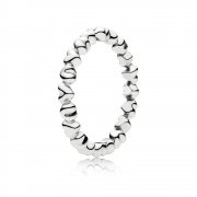 Silver heart ring - 190837 - Prsteny | PANDORA