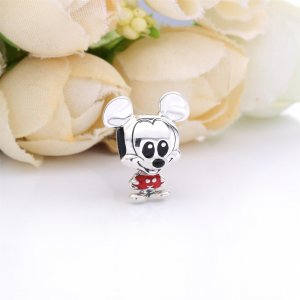 PANDORA Přívěsek Disney Mickey Mouse Červené kalhoty 798905C01