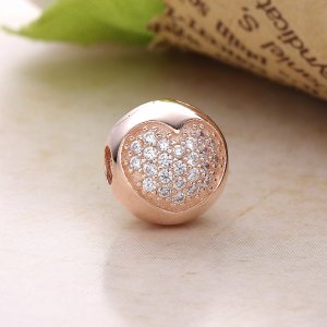 Pavé srdce - 781053CZ - Přívěsky | PANDORA