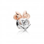 Disney, Přívěsek PANDORA, dvoubarevný portrét Minnie - 787504