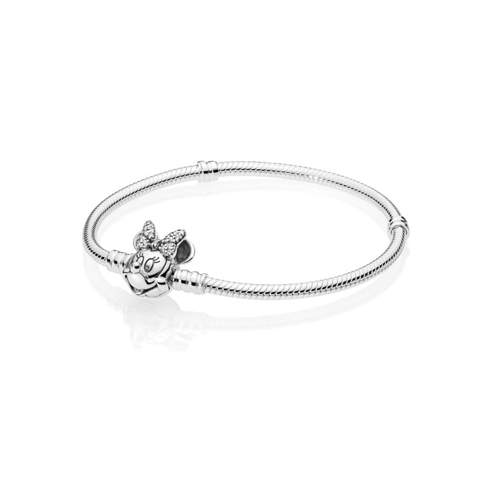 náramek pandora disney minnie třpytivý portrét 597770cz