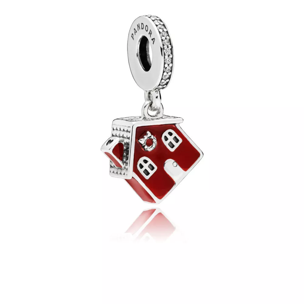 visací přívěsek pandora útulný vánoční dům 797517en27