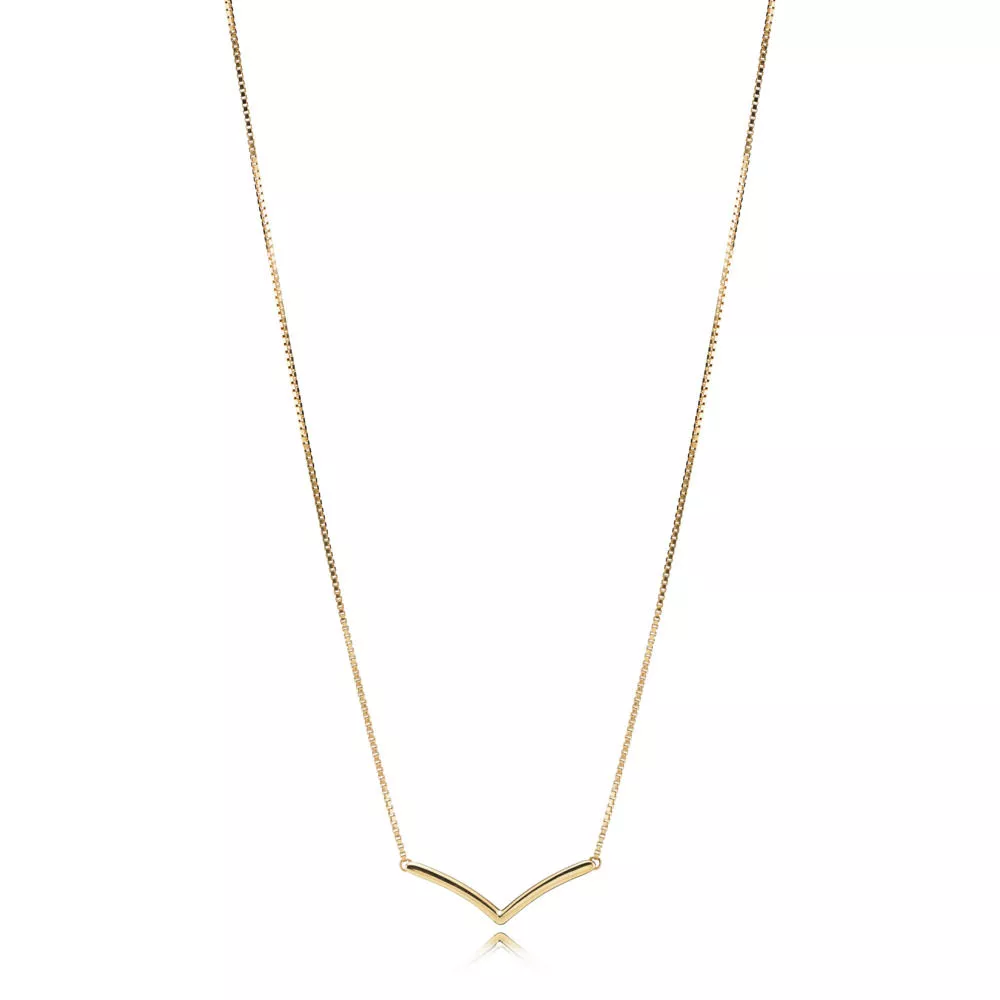 pandora shine náhrdelník zářící přání 367803