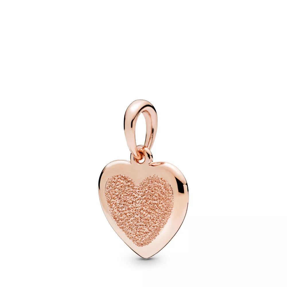 přívěsek pandora matně oslnivé srdce 387926