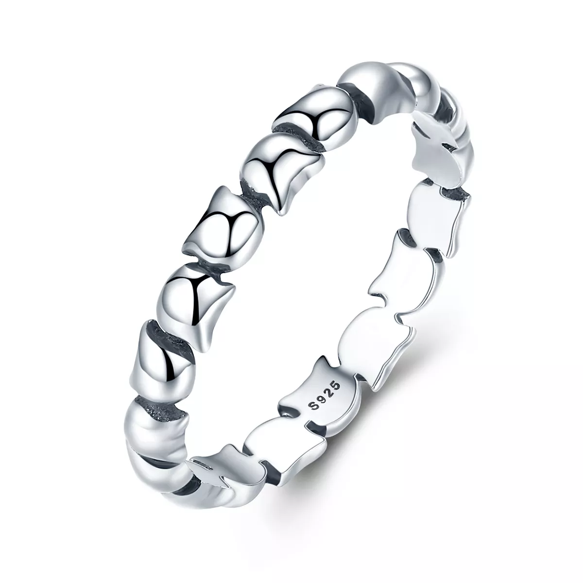 stříbrné prsten kočka scr047 pandora styl